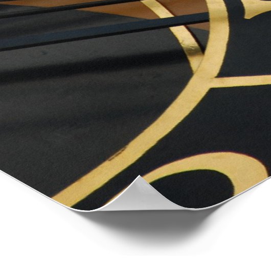 Astronomische klok in Praag, Tsjechië Poster (Hoek)