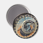 Astronomische klok in Praque Magneet (Voorkant / Achterkant)