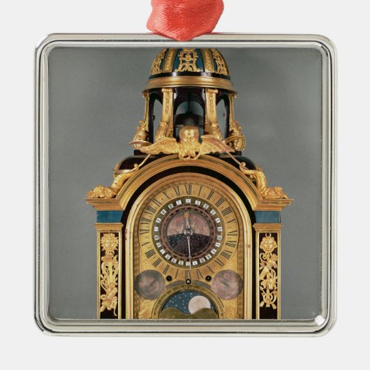 Astronomische klok metalen ornament (Voorkant)