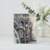 Astronomische klok of Prague Orloj Briefkaart (Staand voorkant)