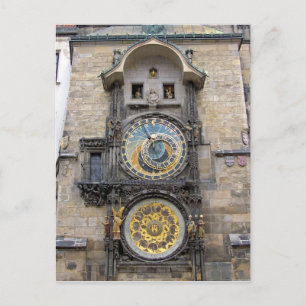 Astronomische klok of Prague Orloj Briefkaart