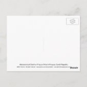 Astronomische klok of Prague Orloj Briefkaart (Achterkant)