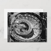 Astronomische klok, Old Town Square, Praag/Tsjechi Briefkaart (Voorkant / Achterkant)