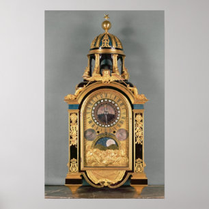 Astronomische klok poster