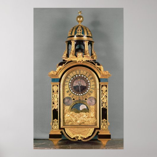 Astronomische klok poster (Voorkant)