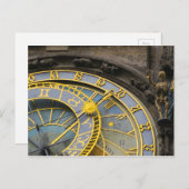Astronomische klok Praag Briefkaart (Voorkant / Achterkant)