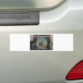 Astronomische klok Prague Orlog Tsjechië Bumpersticker (Op auto)