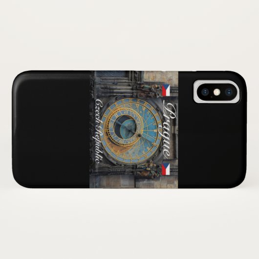 Astronomische klok Prague Orlog Tsjechië Case-Mate iPhone Case (Achterkant (horizontaal))