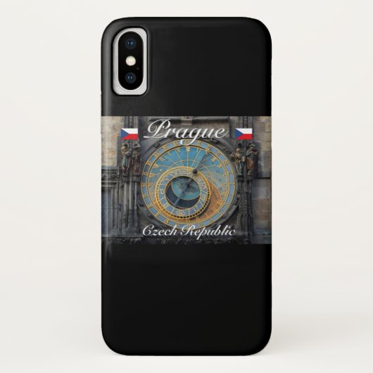 Astronomische klok Prague Orlog Tsjechië Case-Mate iPhone Case (Achterkant)