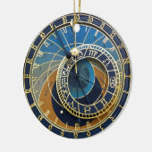 Astronomische klok-Prague Orloj Keramisch Ornament (Links)