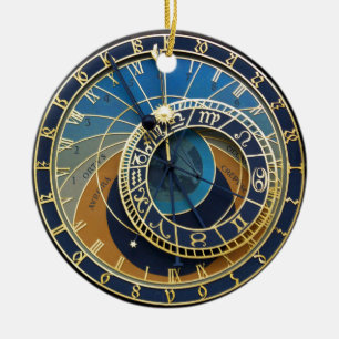 Astronomische klok-Prague Orloj Keramisch Ornament