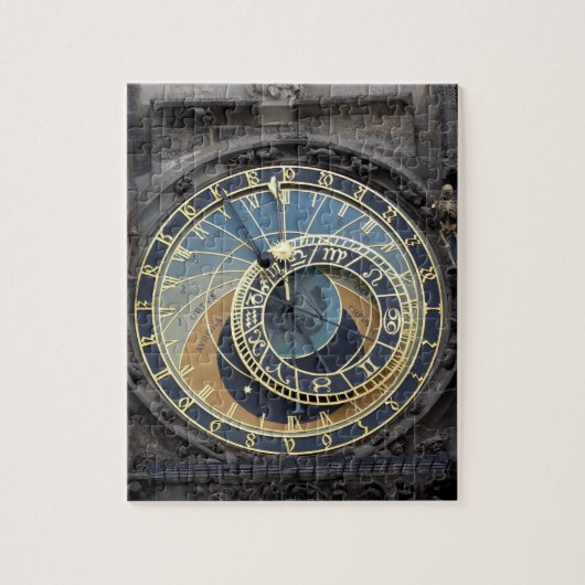 Astronomische klok-Prague Orloj Legpuzzel (Verticaal)