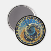 Astronomische klok-Prague Orloj Magneet (Voorkant / Achterkant)