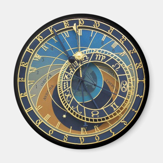 Astronomische klok-Prague Orloj Magneet (Voorkant)