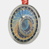 Astronomische klok-Prague Orloj Metalen Ornament (Links)