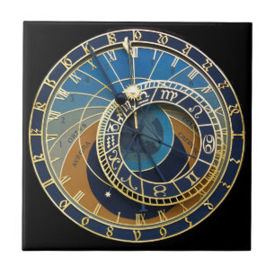 Astronomische klok-Prague Orloj Tegeltje