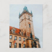 Astronomische klok van Praag, het oude stadsplein Feestdagenkaart (Voorkant)