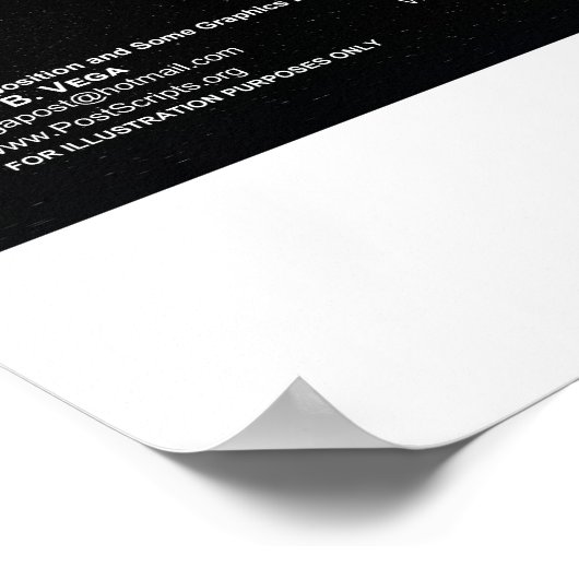 Astronomische klokken van het universum poster (Hoek)