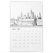 Astronomische Moderne Elegant Script Calendar Kalender (Mar 2027)