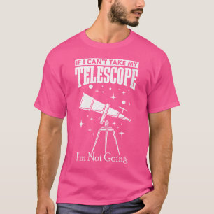 Astronomische Sterrenkunde voor Vrouwen Telescoop T-shirt