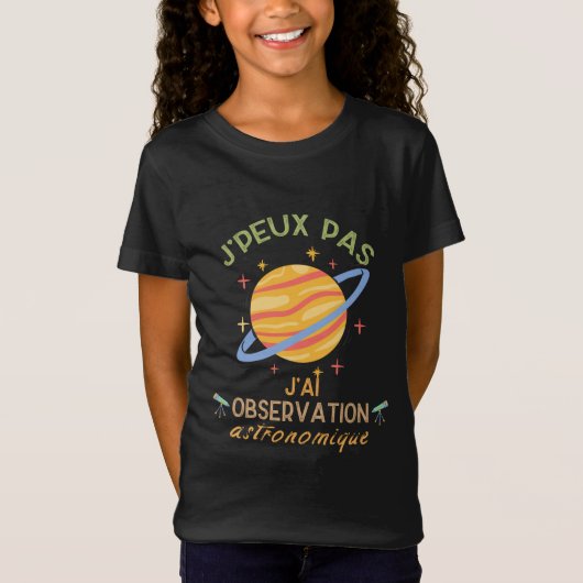 Astronomische waarneming t-shirt (Voorkant)