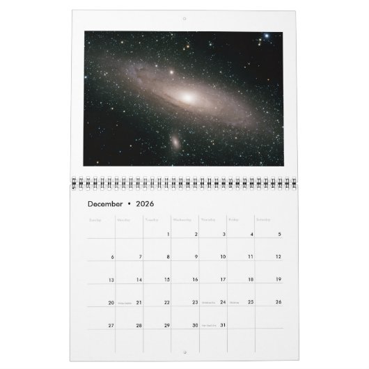 Astronomo Calendar 2026 Kalender (Dec 2026)