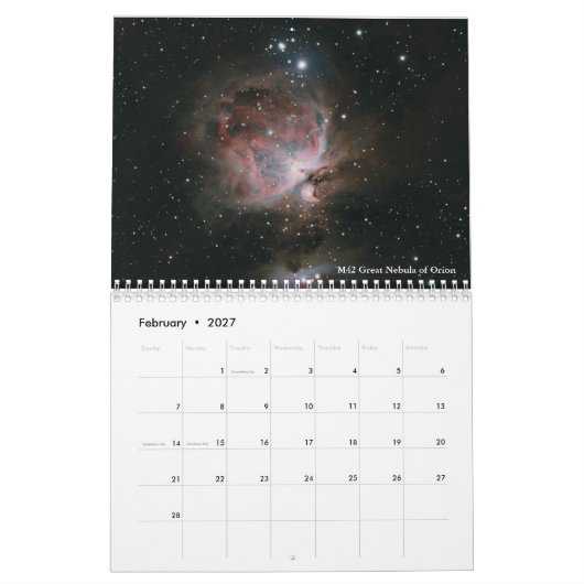 AstronoMolly Afbeeldingen 2021 Agenda Kalender (Feb 2027)