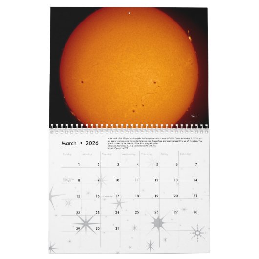 AstronoMolly's 2025 Kalender (Mar 2026)