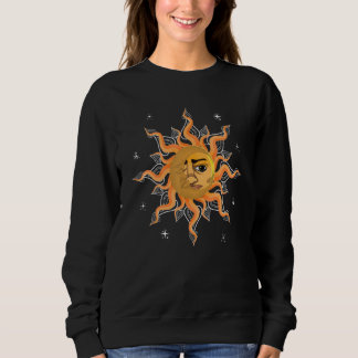 Astronomy Celestial Body Boho Aesthetic Sun Moon A Trui