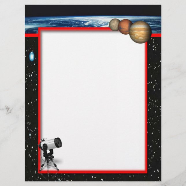 Astronomy Letterhead (Voorkant)