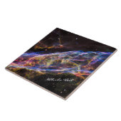 Astronomy & Nebula Veil, Hubble / Galaxy Tegeltje (Zijkant)