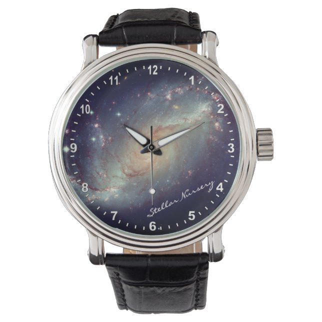 Astronomy & Stellar Nursery Watch, Hubble / Galaxy Horloge (Voorkant)
