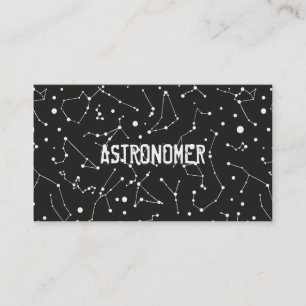 Astronoom en Constellaties Visitekaartje