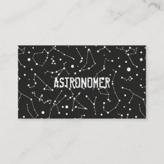 Astronoom en Constellaties Visitekaartje