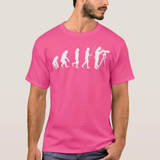 Astronoom Evolutie Grappige Astronomie T-shirt (Voorkant)