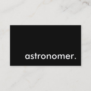 astronoom. visitekaartje