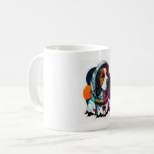 Astronout Hond Mascot 3 Koffiemok (Voorkant links)