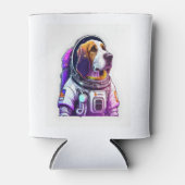 Astronout hond Mascot Blikjeskoeler (Voorkant)