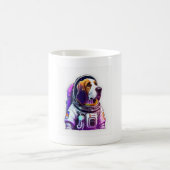 Astronout hond Mascot Koffiemok (Center)
