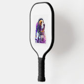 Astronout hond Mascot Pickleball Paddle (Links)