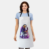Astronout hond Mascot Schort (Gedragen)