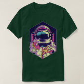 Astronout met Pizzaslice Pizza Astronaut T-Shirt (Design voorkant)