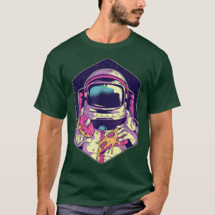 Astronout met Pizzaslice Pizza Astronaut T-Shirt