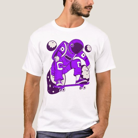 ASTRONOUT-SCHAATS T-SHIRT (Voorkant)