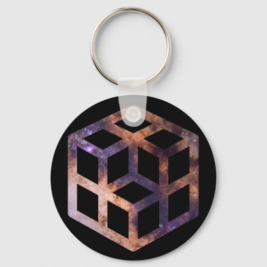 Astroometrie voor ruimtebesparend raster sleutelhanger (Voorkant)