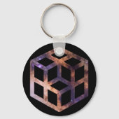 Astroometrie voor ruimtebesparend raster sleutelhanger (Achterkant)