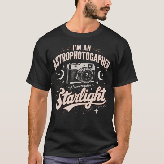 Astrophotography Camera Astronomical Night Sky Pho T-shirt (Voorkant)