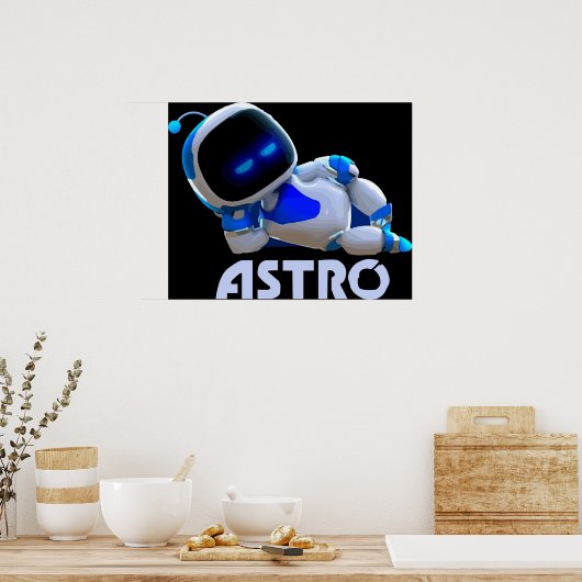 Astros afspeelkamer poster (Keuken)