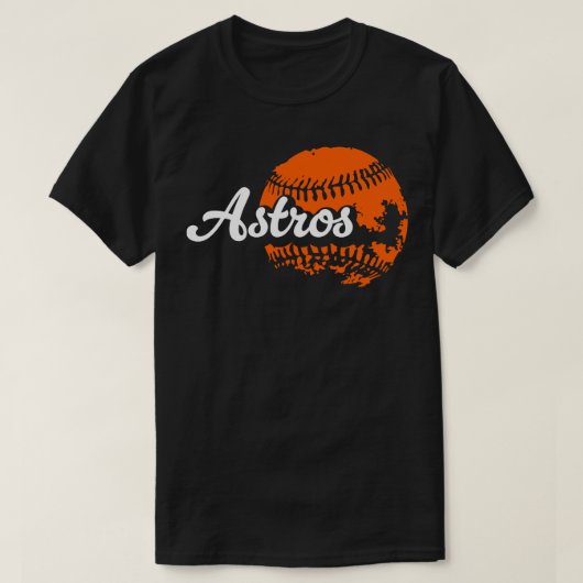 Astros honkbal 1 t-shirt (Design voorkant)