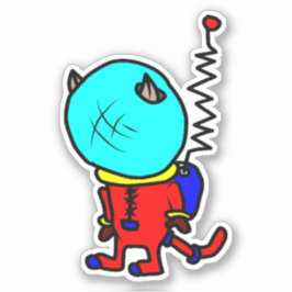 Astro's kattenpak sticker